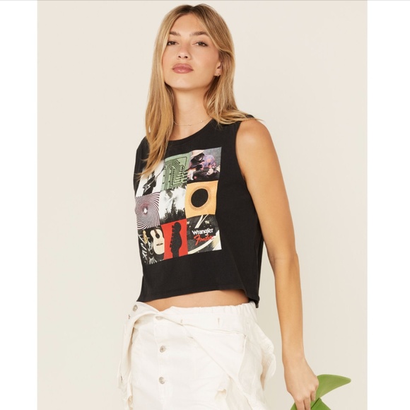 Wrangler Tops - Wrangler x Fender Album Cover Tank
